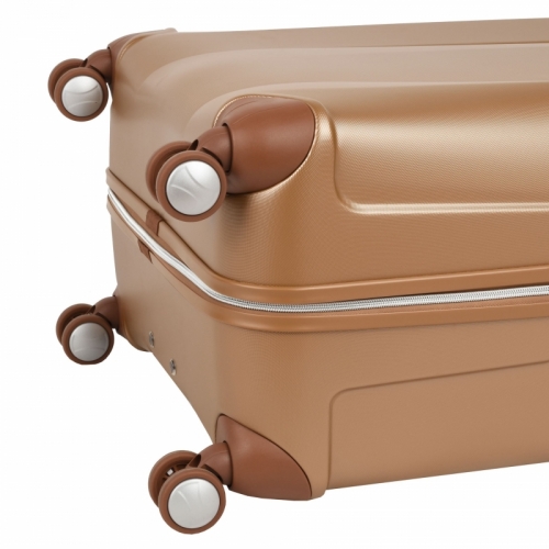Střední kufr se 4 kolečky March Vision 68 cm, ultra lehký polycarbonát