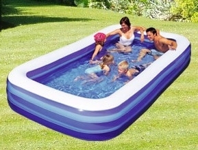 Zahradní nafukovací bazén pro děti 305 x 183 cm, nadzemní dětské bazény sleva - AKCE