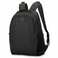 Malý městský batoh Pacsafe Metrosafe LS350 Backpack black
