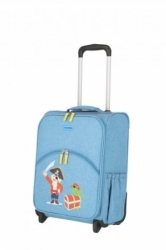 Dětský kufr s 2 kolečky Travelite Youngster Pirate 44 cm modrý
