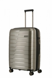 Střední skořepinový kufr se 4 kolečky Travelite Air Base M 67 cm metallic