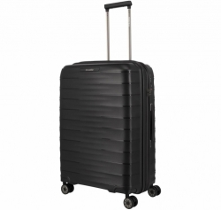 Střední cestovní kufr na kolečkách s rozšířením objemu a TSA zámkem Travelite Mooby M 